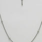 NVR Women's Set of 2 Silver & Gold Rhodium-Plated Minimal Chain | Swadesiicart