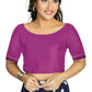 Aastha Fashion Women's Purple Art Silk Designer Party Wear Readymade Blouse