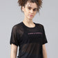 MKH Typography Printed Relaxed Fit Sheer Dri-FIT T-shirt - Swadesiicart