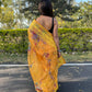 Vamsee Yellow Organza Saree - Swadesiicart