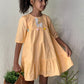 ArthLife Peach Sheep Embroidered Dress