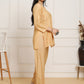 HOUSE OF KARI Floral Embroidered Chikankari Chanderi Silk Straight Kurti with Trousers | Swadesiicart