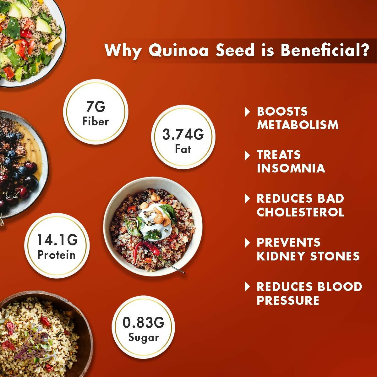 Sorich Organics Raw Quinoa Seeds - Swadesiicart