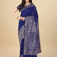 Kalini Ethnic Motifs Woven Design Zari Banarasi Saree | Swadesiicart