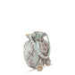 Masq Women Green & Silver-Toned Embellished Potli Clutch - Swadesiicart