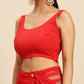 Ahalyaa Striped Net Ready To Wear Saree | Swadesiicart