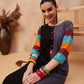 Anouk Ethnic Motifs Printed Round Neck Straight Kurta - Swadesiicart