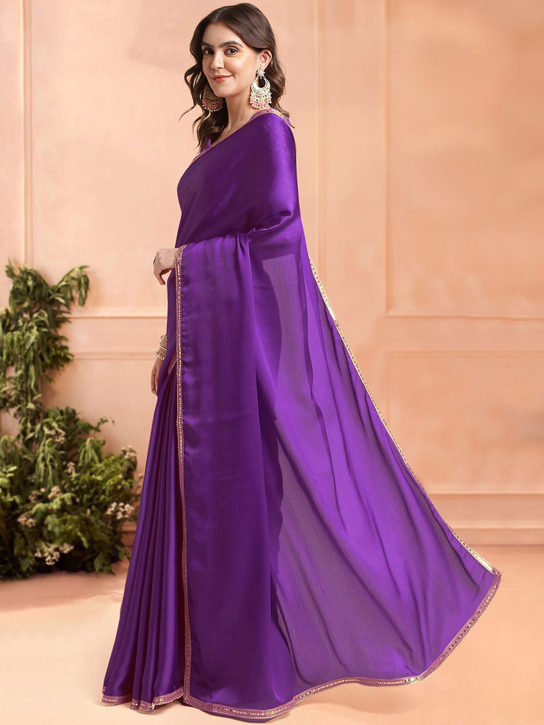 Mitera Embroidered Ready to Wear Saree | Swadesiicart