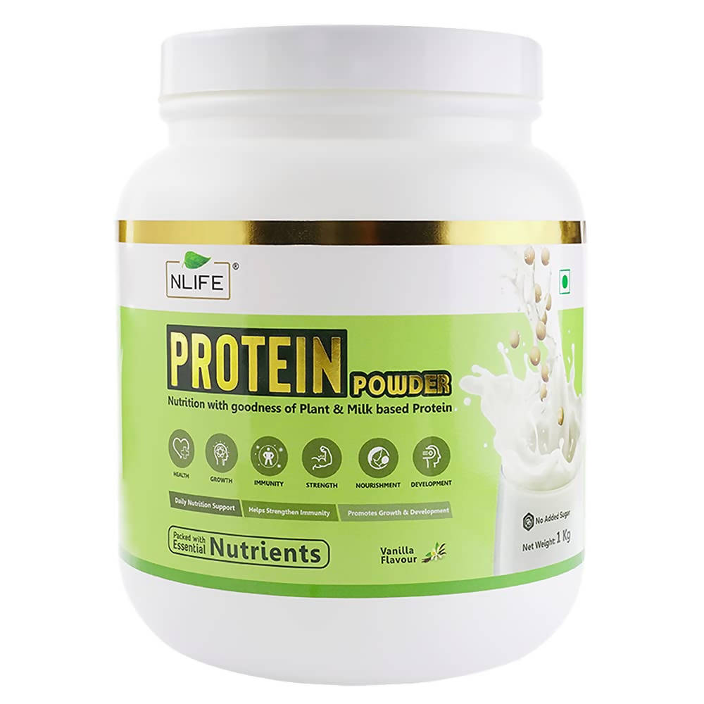 NLife Protein Powder Vanilla Flavor - Swadesiicart