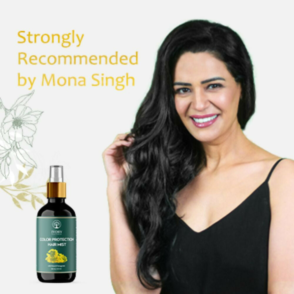 Ivory Natural Color Protection Hair Mist - Locks In Vibrant Hues, Adds Luminous Shine | Swadesiicart