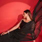 Tikhi Imli Zari Striped Saree | Swadesiicart