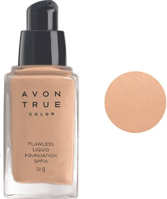 Avon True Color Flawless Liquid Foundation Porcelain - Swadesiicart