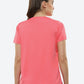 ASICS Women Pink Brand Logo Printed BIG GRAPHIC SS Round Neck Sports Running T-shirt | Swadesiicart