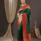 Anouk Zari Silk Blend Banarasi Saree | Swadesiicart