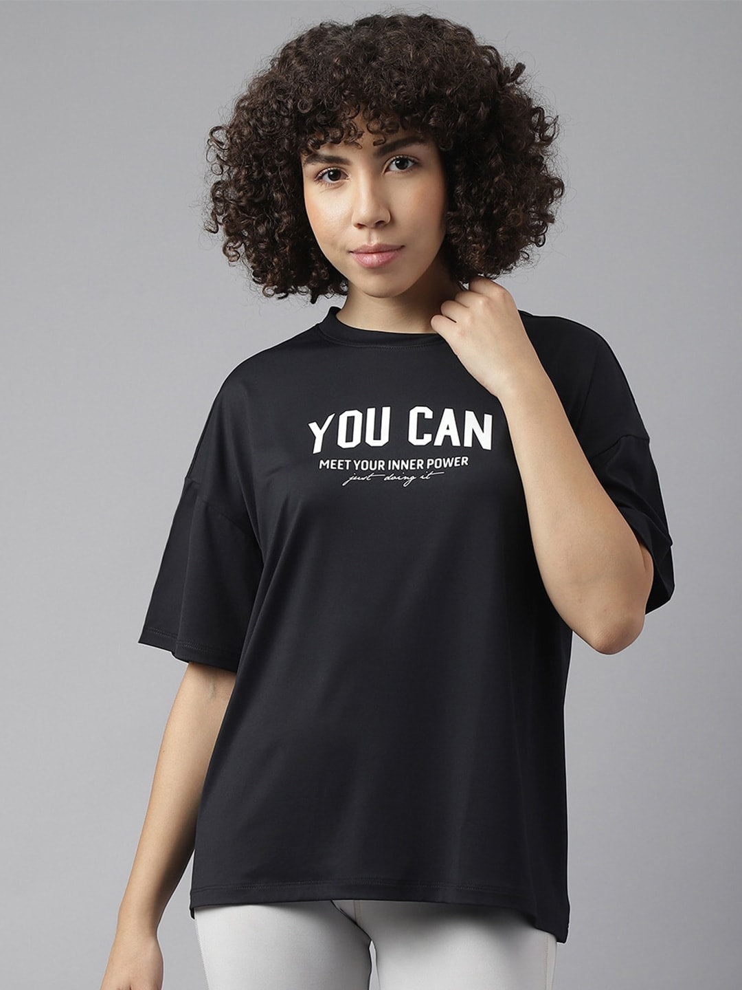MKH Typography Printed Dri-FIT Sports T-shirt - Swadesiicart