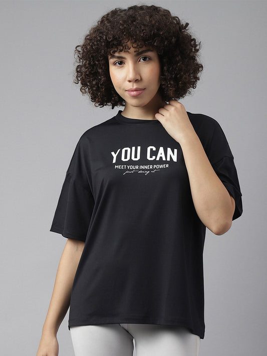 MKH Typography Printed Dri-FIT Sports T-shirt - Swadesiicart