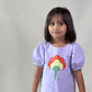 ArthLife Lavender Flower Patch Casual Dress