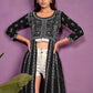 Sangria Women Chikankari Embroidered Round Neck Kurta | Swadesiicart
