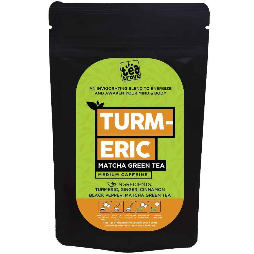 The Tea Trove - Turmeric Matcha Green Tea | Swadesiicart