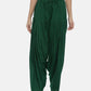 Souchii Women Green Pure Cotton Patiala - SOUCHII