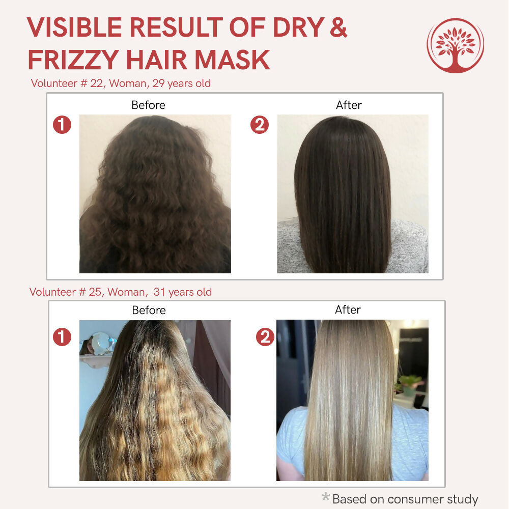 Ivory Natural Dry Rough Hair Mask For Smooths Hair, Frizz Reduction | Swadesiicart
