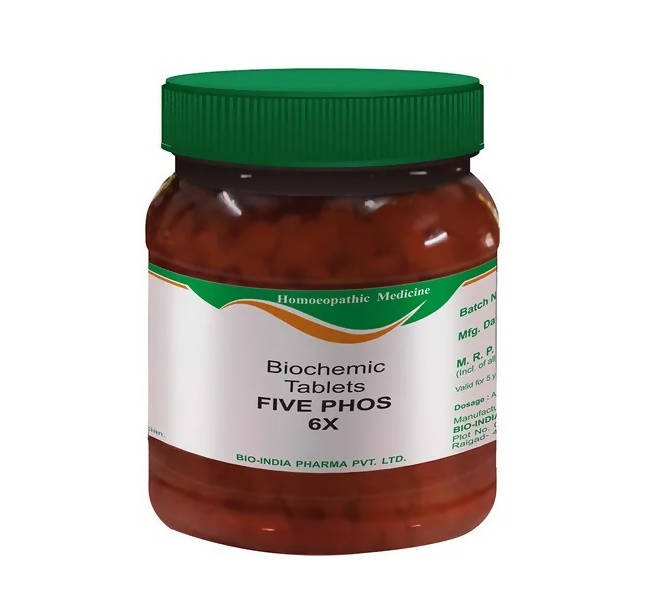 Bio India Homeopathy Five Phos Biochemic Tablets | Swadesiicart
