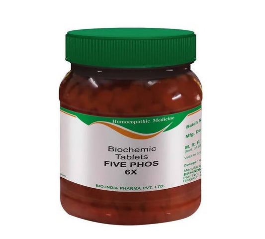 Bio India Homeopathy Five Phos Biochemic Tablets | Swadesiicart