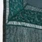 Green Lycra Flock Work, Seuqins Embroidery, Handwork Shoulder Butta Saree - Norita Hit Design - Swadesiicart
