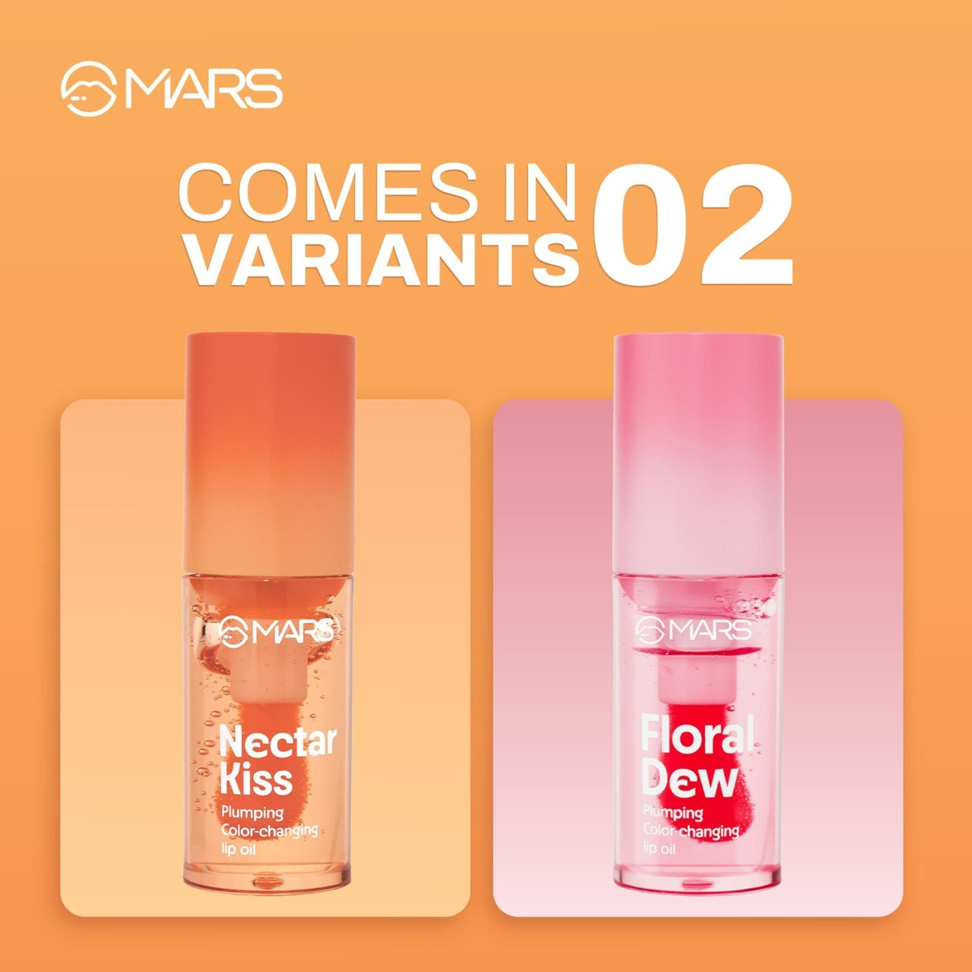 MARS Cosmetics Plumping Color Changing Lip Oil - Nectar Kiss - Swadesiicart