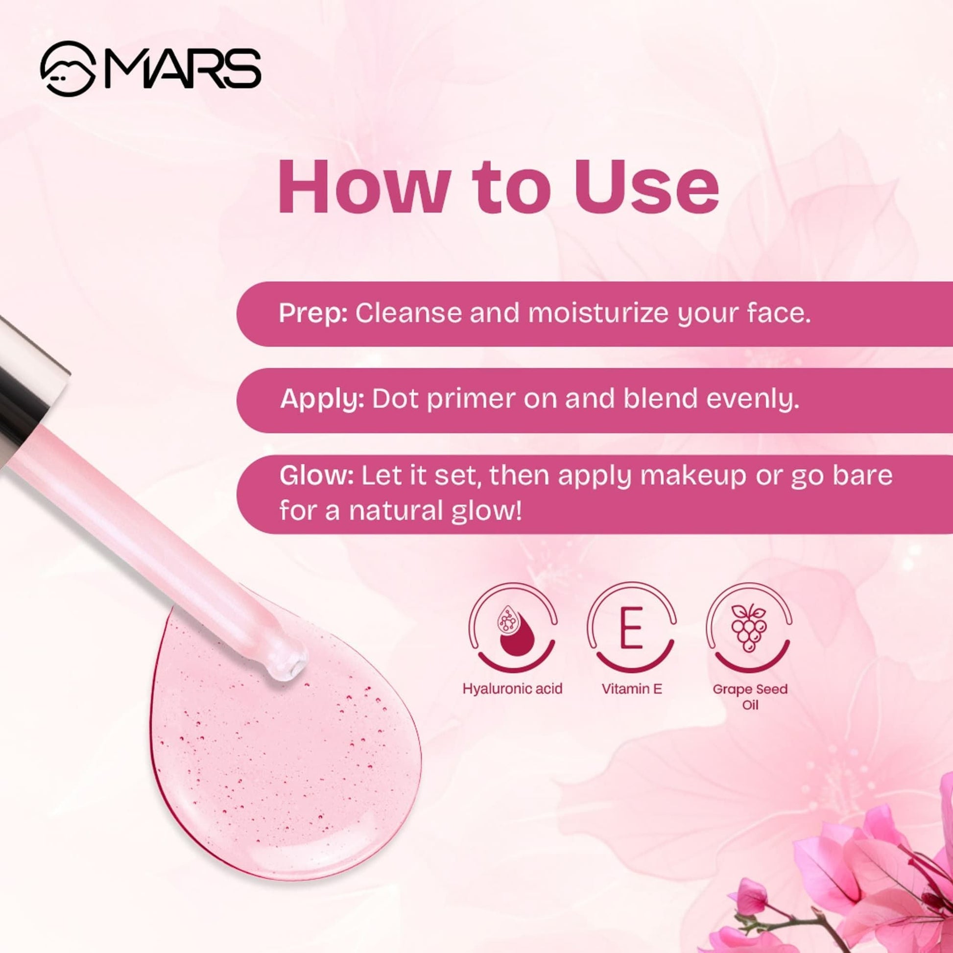 MARS Cosmetics Hydra Glow Primer - Swadesiicart