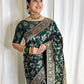 Kalini Floral Woven Design Banarasi Saree | Swadesiicart