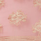 Saree Mall Pink Floral Linen Blend Banarasi Saree | Swadesiicart