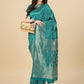 Kalini Ethnic Motif Woven Design Zari Art Silk Banarasi Saree | Swadesiicart