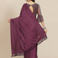 Tikhi Imli Magenta Striped Saree | Swadesiicart