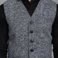 Even Apparels Solid Waistcoat - Blue | Swadesiicart