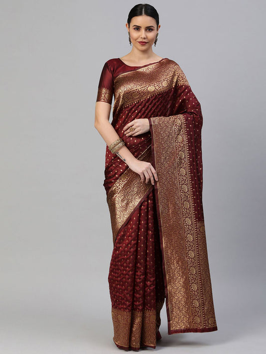 Kalini Ethinic Woven Design Zari Banarasi Saree | Swadesiicart