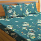 Home Sizzler Unisex Green Bedsheets - Swadesiicart
