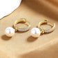 Yellow Chimes Gold-Polished Circular Hoop Earrings - Swadesiicart