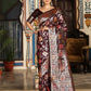Shree Shyam Fashion Maroon Silk Saree