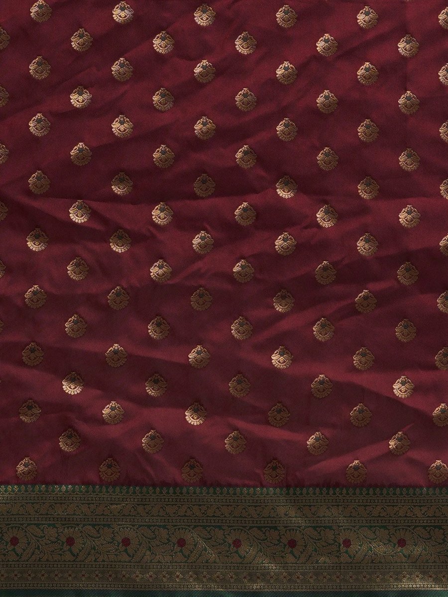 Anouk Woven Design Zari Banarasi Saree | Swadesiicart