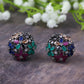 Shoshaa Multicoloured Circular Studs