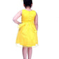 Asmaani Baby Girl's Yellow Color Satin Knee Length Frock (AS-DRESS-22141)