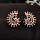Shoshaa Rose Gold Contemporary Studs Earrings