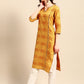 Sangria Embellished Cotton Kurta - Swadesiicart