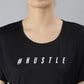 MKH Typography Printed Round Neck Crop Sports T-shirt - Swadesiicart