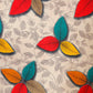 Home Sizzler Cream-Coloured & Red Floral 144 TC Bedsheet with Pillow Covers - Swadesiicart