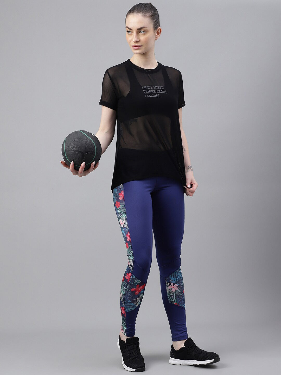 MKH Typography Printed Dri-FIT Relaxed Fit Gym T-shirt - Swadesiicart