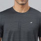 Alcis Striped Slim Fit Anti-Static T-Shirt | Swadesiicart