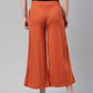 Souchii Red Knitted Ethnic Palazzos - Swadesiicart
