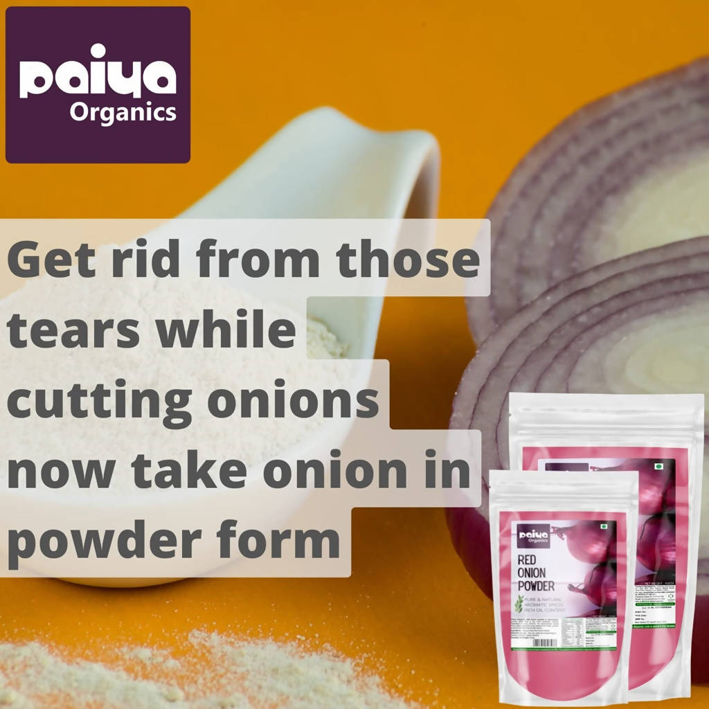 Paiya Organics Red Onion Powder - Swadesiicart